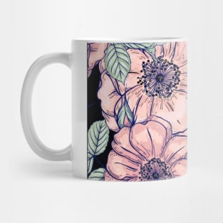 white flower Mug